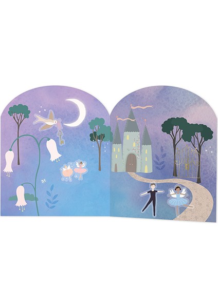 Floss & Rock Tak Çıkart Sticker Oyun Sahnesi / Enchanted *yeni*