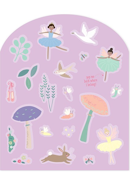 Floss & Rock Tak Çıkart Sticker Oyun Sahnesi / Enchanted *yeni*