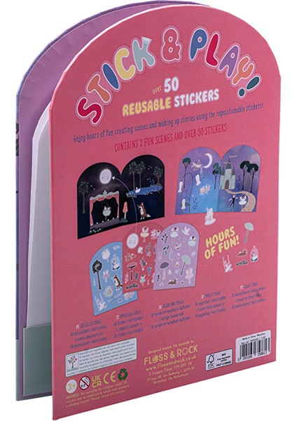 Floss & Rock Tak Çıkart Sticker Oyun Sahnesi / Enchanted *yeni*