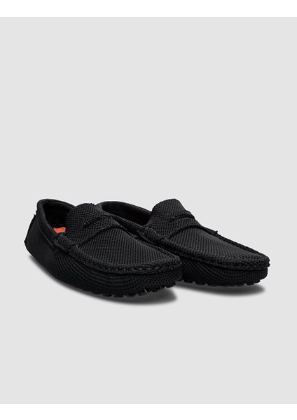Triko Siyah Erkek Loafer