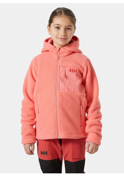 Helly Hansen Koyu Pembe Kız Çocuk Polar Mont HHA.41756 Jr Champ Pıle