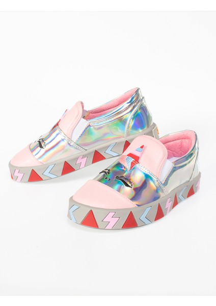 Unique Kısa Hologram Ortopedik Kız Çocuk Sneakers modelleri