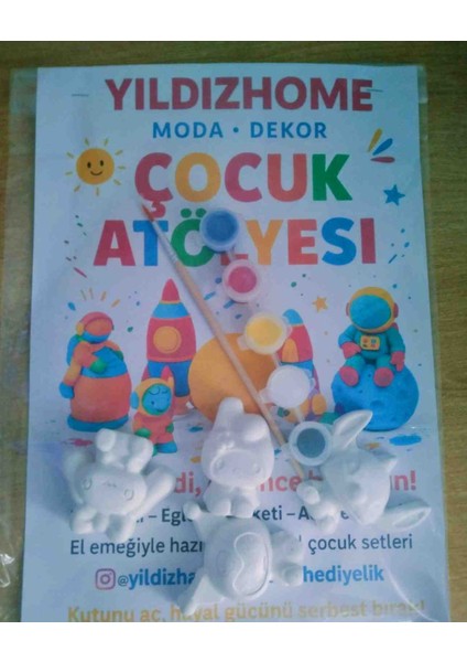 Çocuklara Özel, El Yapımı Boyama Seti!