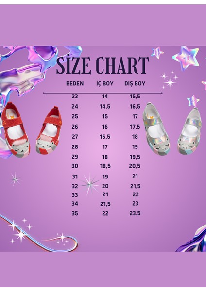 Kırmızı Simli Kedi Kız Sneaker Babet indirimleri