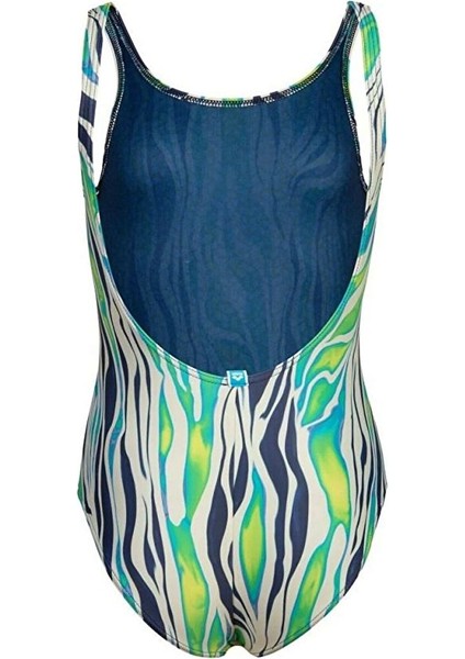 Water Print Kız Çocuk Yüzücü Mayosu 007319601 modelleri