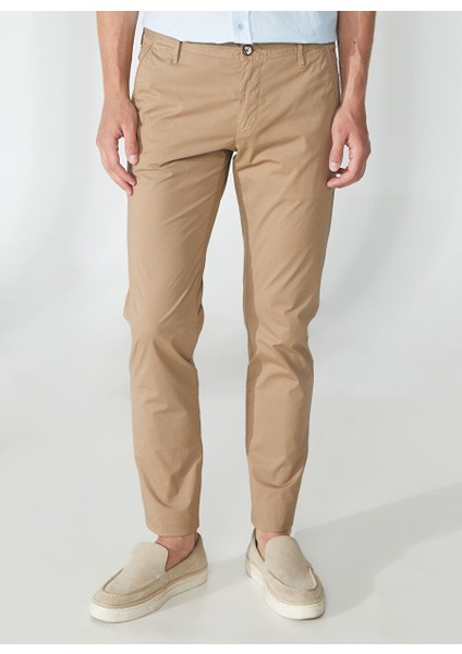 Normal Bel Normal Paça Slim Fit Kahve Erkek Pantolon A261DAN78TC506/TB