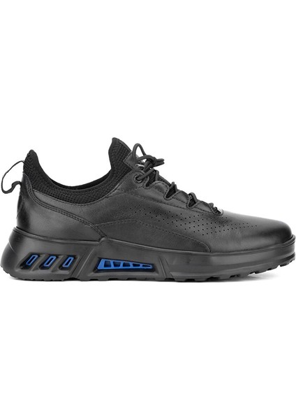 Erkek Hakiki Deri Siyah Sneakers & Spor Ayakkabı