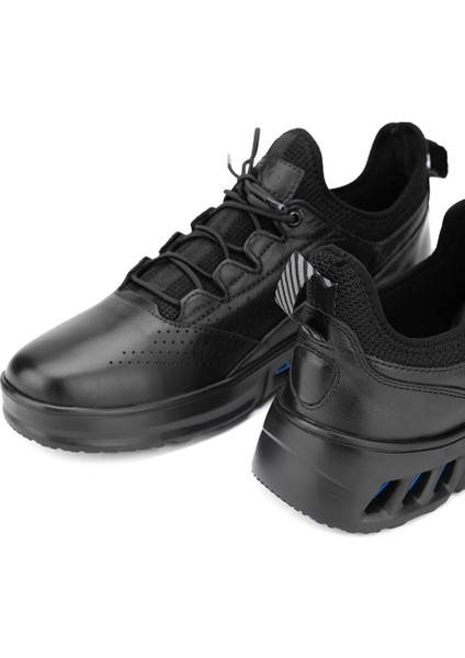 Erkek Hakiki Deri Siyah Sneakers & Spor Ayakkabı fırsatları