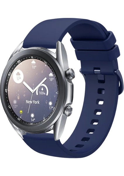 Samsung Galaxy Watch 3 41MM ile Uyumlu Kordon Jel Silikon Tokalı Kayış