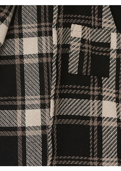 Siyah Ekoseli Ekose Erkek Çocuk Oduncu Gömlek Ceket fiyatları