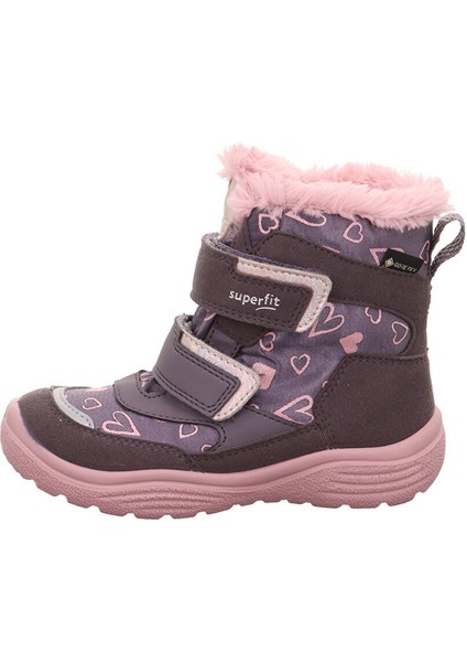 Lila - Koyu Pembe Kız Bebek Bot 1-009091-8510-2