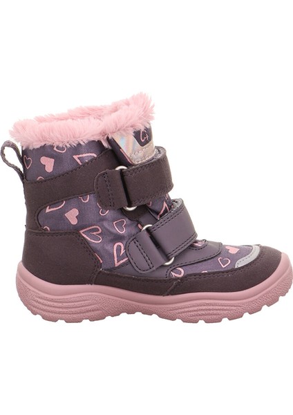 Lila - Koyu Pembe Kız Bebek Bot 1-009091-8510-2