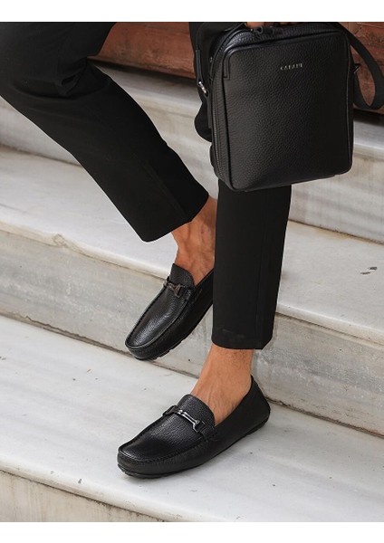 Lacivert Erkek Deri Loafer 121093