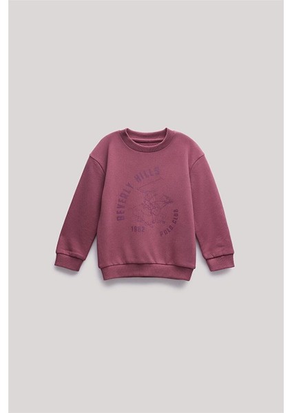 Erkek Çocuk Bordo Sweatshirt