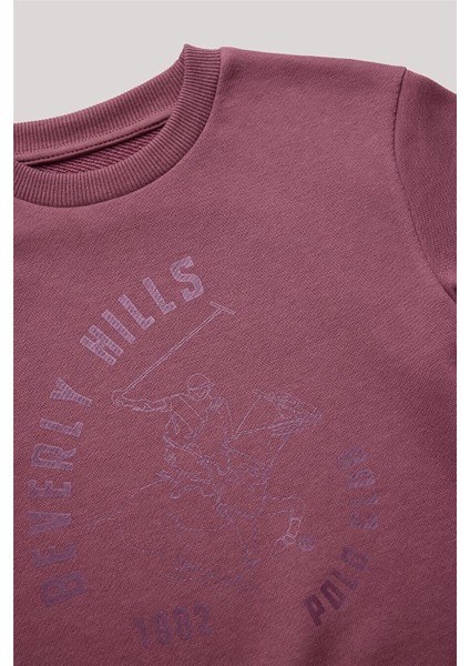 Erkek Çocuk Bordo Sweatshirt modelleri