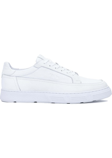 Erkek Hakiki Deri Beyaz Sneakers & Spor Ayakkabı