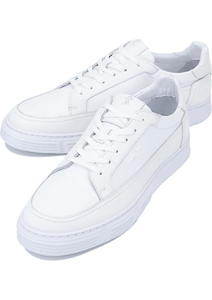 Erkek Hakiki Deri Beyaz Sneakers & Spor Ayakkabı fırsatları