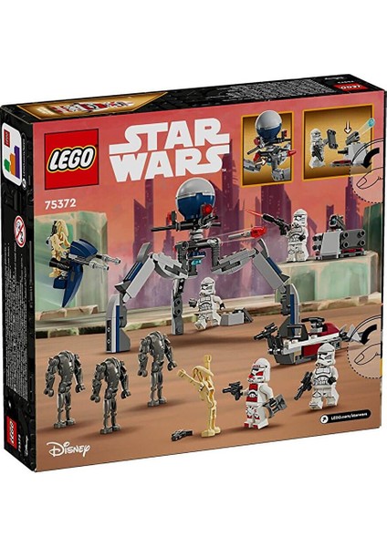 LEGO Star Wars 75372 Clone Trooper And Battle Droid Battle Pack fiyatları