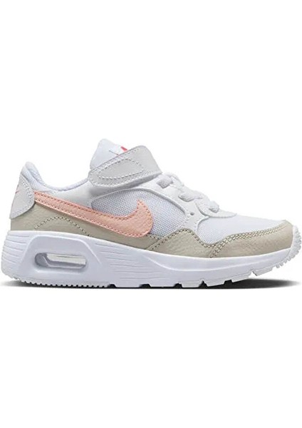Beyaz Kız Çocuk Yürüyüş Ayakkabısı CZ5356-122-NIKE Aır Max Sc (Psv)