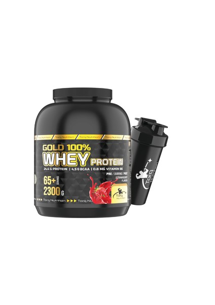 Gold Whey Protein Çilek Aromalı 2300 gr