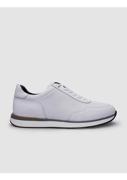 Siyah Erkek Deri Sneaker 123021