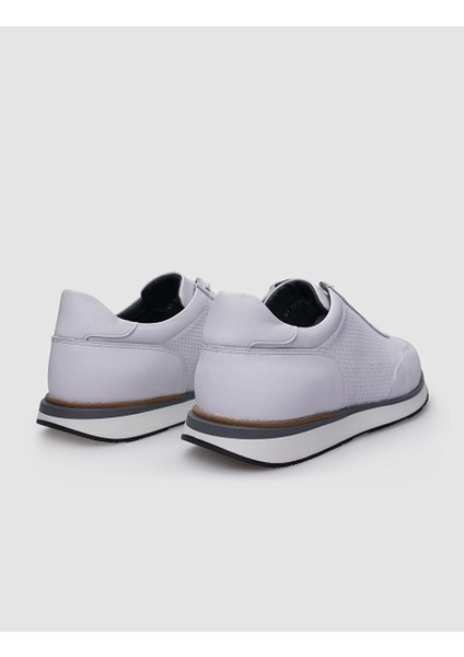 Siyah Erkek Deri Sneaker 123021