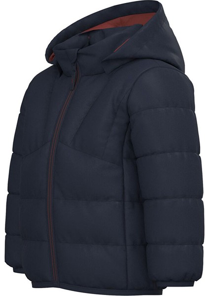 Fermuarlı Uzun Kollu Lacivert Erkek Çocuk Mont Nmmmemphıs Jacket Pb