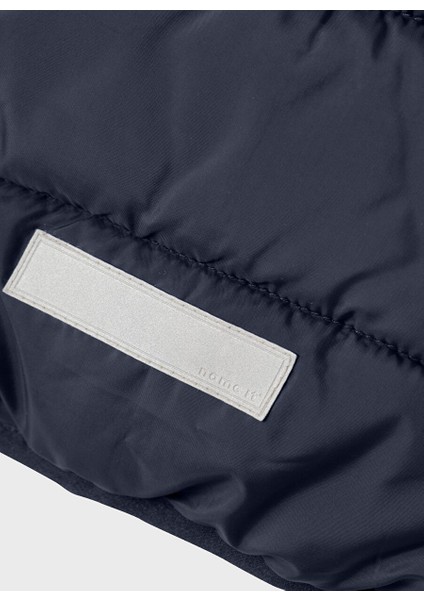 Fermuarlı Uzun Kollu Lacivert Erkek Çocuk Mont Nmmmemphıs Jacket Pb