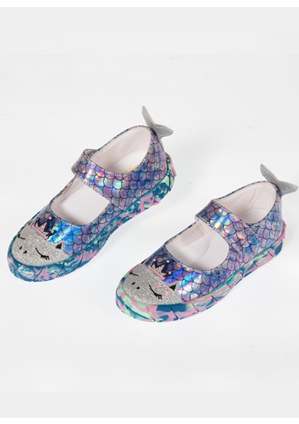 Denizkızı Hologram 3D Kız Çocuk Babet Sneakers modelleri