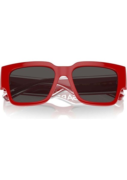 Dolce&gabbana DX6004 Köşeli Kırmızı Unisex Çocuk Güneş Gözlüğü modelleri