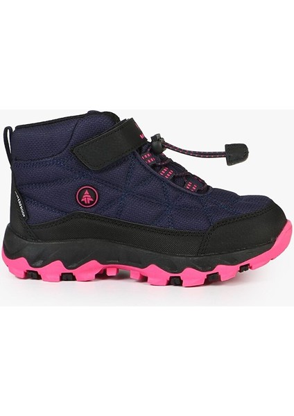Su Geçirmez Vectör Lacivert Pembe Kız Çocuk Outdoor Bot