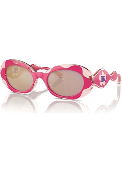 Dolce&gabbana DX6005 Oval Pembe Unisex Çocuk Güneş Gözlüğü fırsatları