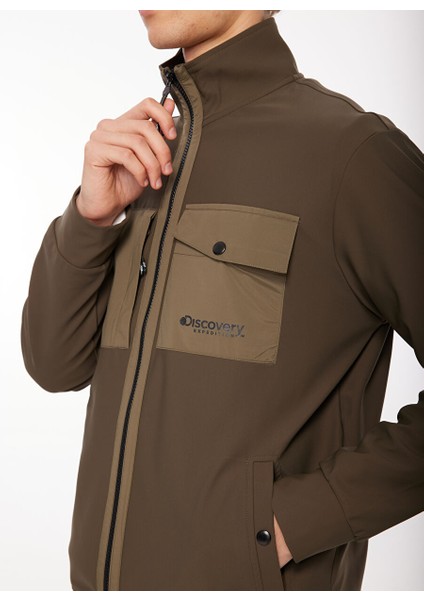 Haki Erkek Bato Yaka Relaxed Fit Sweatmont D3WM-SWT6 modelleri