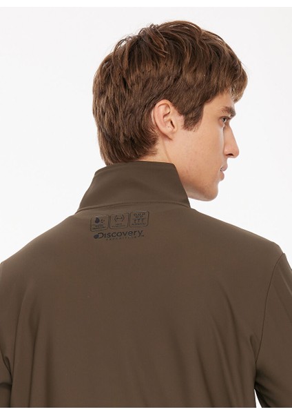 Haki Erkek Bato Yaka Relaxed Fit Sweatmont D3WM-SWT6 fırsatları