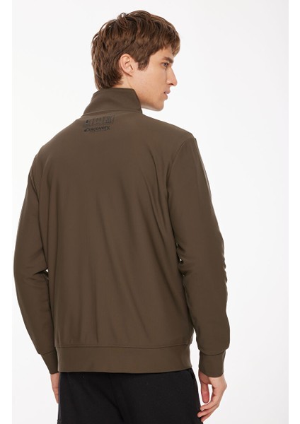 Haki Erkek Bato Yaka Relaxed Fit Sweatmont D3WM-SWT6 indirimleri