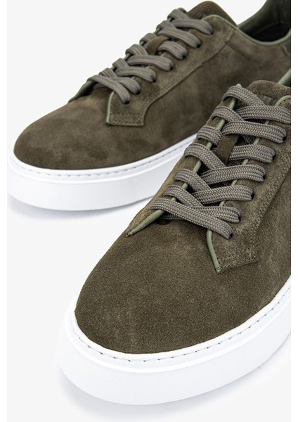 Yeşil Erkek Süet Sneaker 04 2905 Erk Ayk Y24