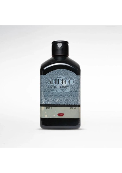 Akrilik Boya 500 ml Siyah