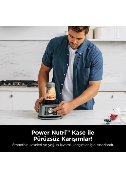 ® Foodi® 3 In 1 Akıllı Tork ve Auto-Iq Sistemli Power Nutri Blender