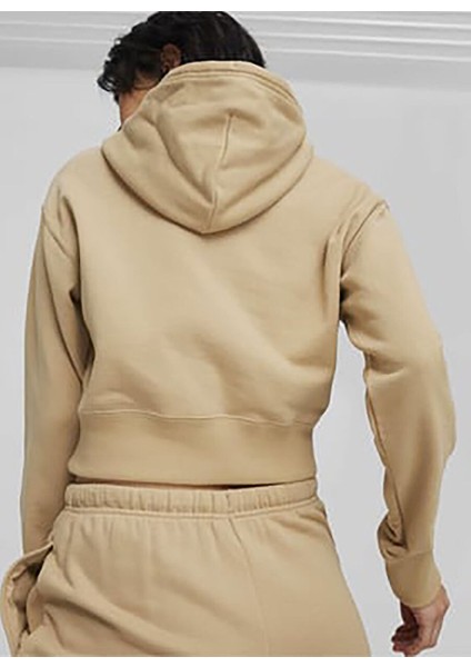 62422983 Better Classıcs Hoodie Bej Kadın Kapüşon Yaka Normal Kalıp Sweatshirt fırsatları