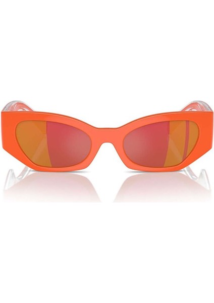 Dolce&gabbana DX6003 Çekik Turuncu Unisex Çocuk Güneş Gözlüğü