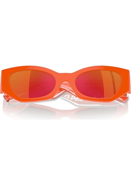 Dolce&gabbana DX6003 Çekik Turuncu Unisex Çocuk Güneş Gözlüğü modelleri