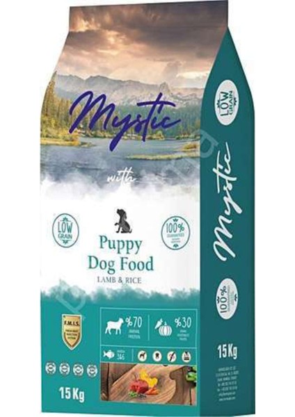 Az Tahıllı Yavru Köpek Maması Kuzu 15Kg