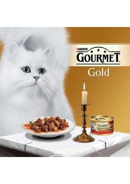Purina Gourmet Gold Kıyılmış Ton Balıklı Yaş Kedi Maması 85 gr (12 Al 10 Öde)