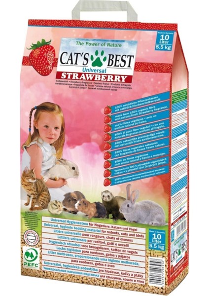 Cats Best Universal Çilekli 10 Lt (5.50 Kg)