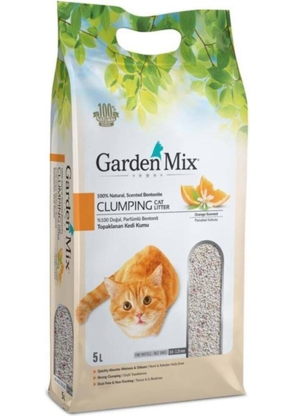 Gardenmix Bentonit Portakallı İnce 5L