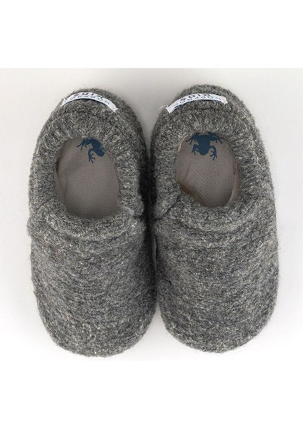 Recycled Woo Wooly Yünlü Gri Barefoot Patik