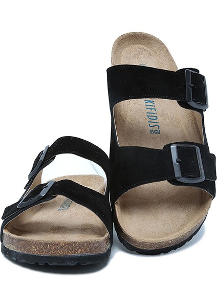 K14450SD Kifidis Soft Step Erkek Süet Mantar Terlik 41-46