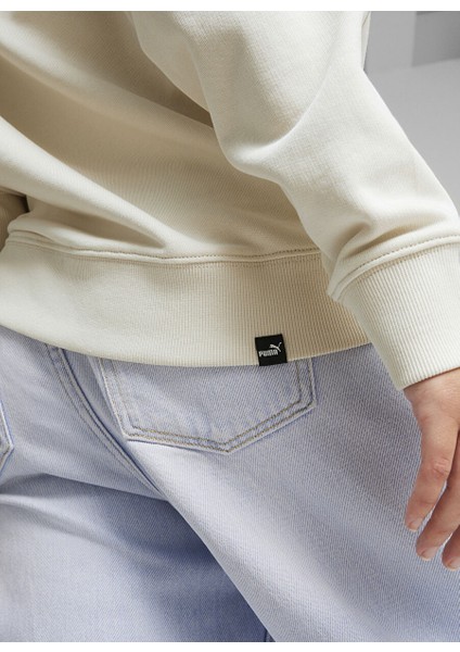 67788587 Her Hoodie Tr Beyaz Kadın Kapüşon Yaka Regular Fit Sweatshirt fırsatları