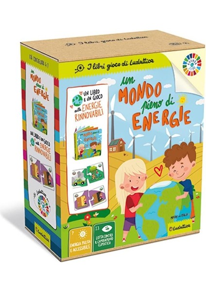 Enerji Dolu Bir Dünya - Puzzle ve Kitapçık