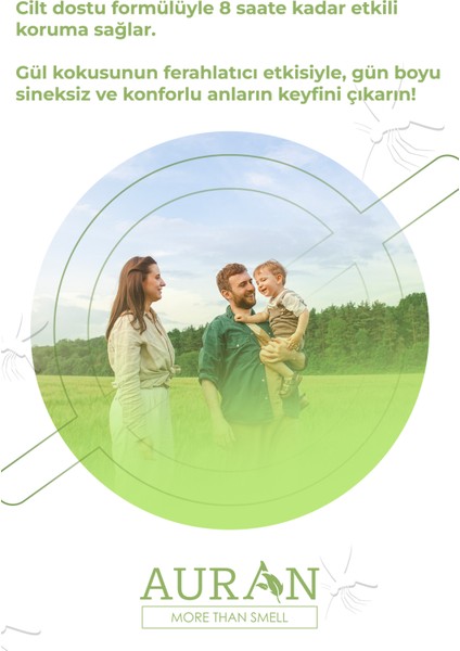 Sivrisinek & Kene Kovucu Bitkisel Sprey %100 Doğal Vücut Koruyucu Mosquito Tick Defense Spray 100ML